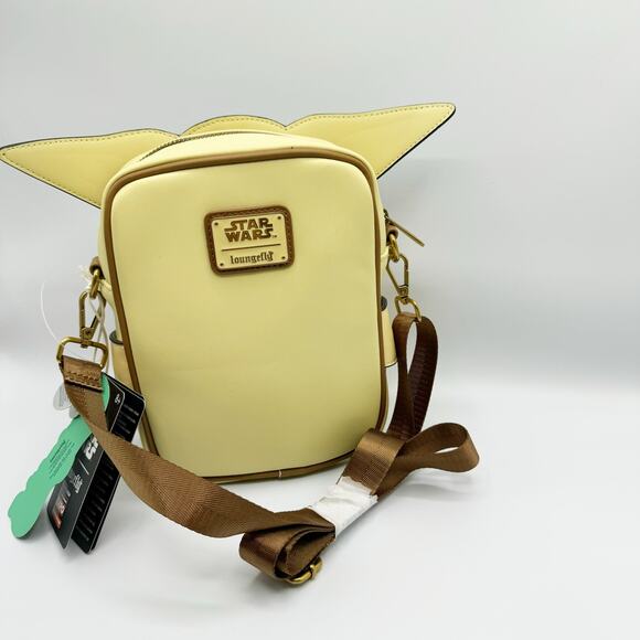 Star Wars Loungefly Limited Edition The Mandalorian Grogu Crossbody Bag Hard Tag - Picture 3 of 11